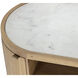 Stella 83 X 23 inch White / Natural Sideboard